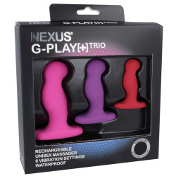 Nexus Lot de 3 Plugs vibrants G-Play Nexus